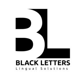 BLACK LETTERS Lingual Solutions